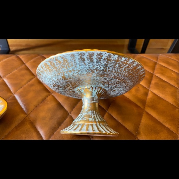 MIDCENTURY MODERN STANGL POTTERY ASHTRAY AND CANDYDISH - Picture 4 of 9